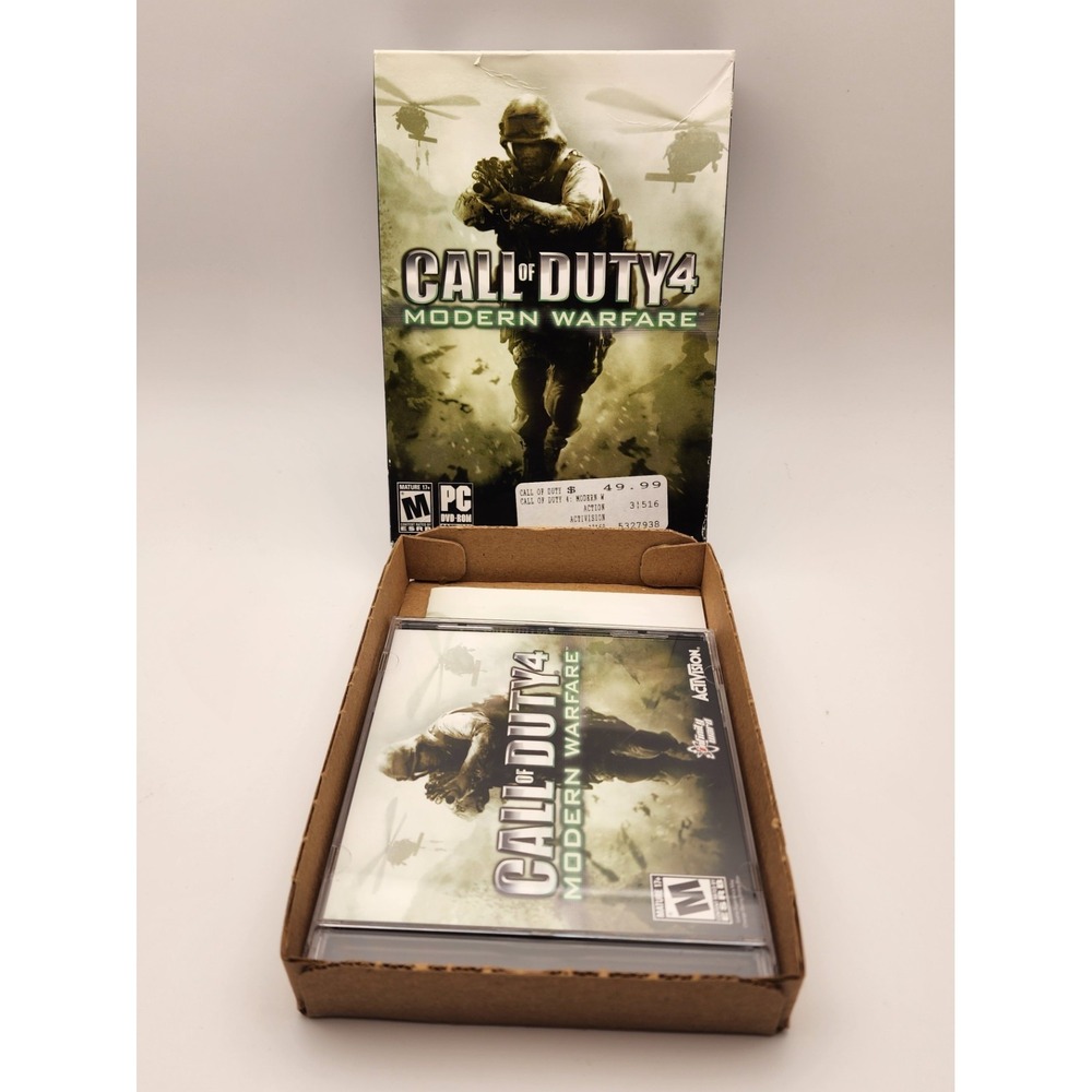Call of Duty 4: Modern Warfare PC Game (2007)‎ - Complete in box